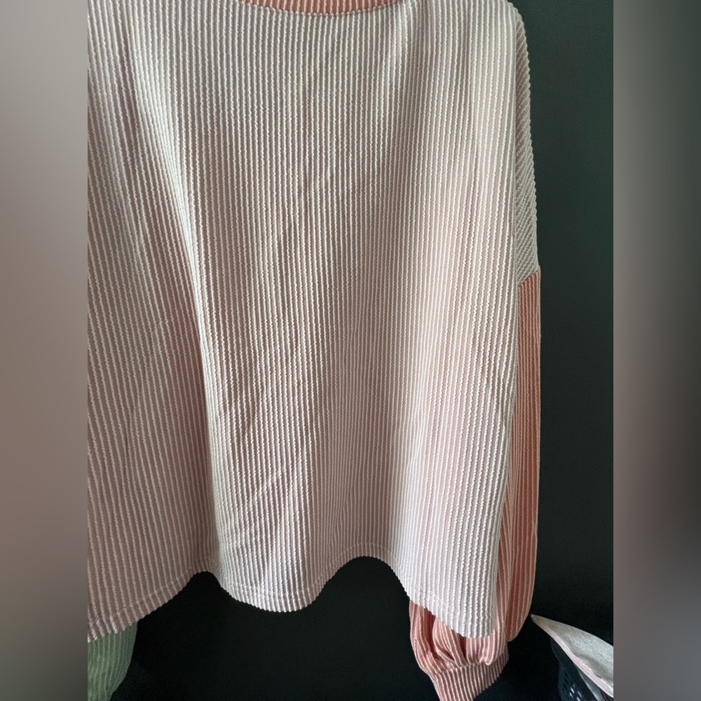 Colorblock Ribbed Sweater - Picture 3 of 7